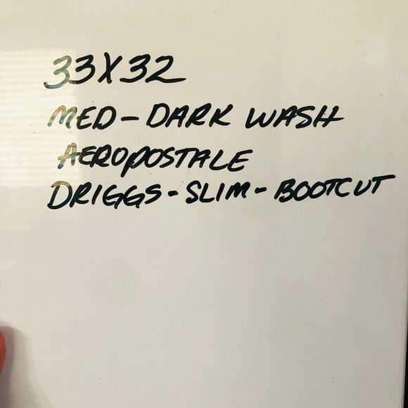 AEROPOSTALE DRIGGS DARK WASH JEANS - Picture 6 of 6